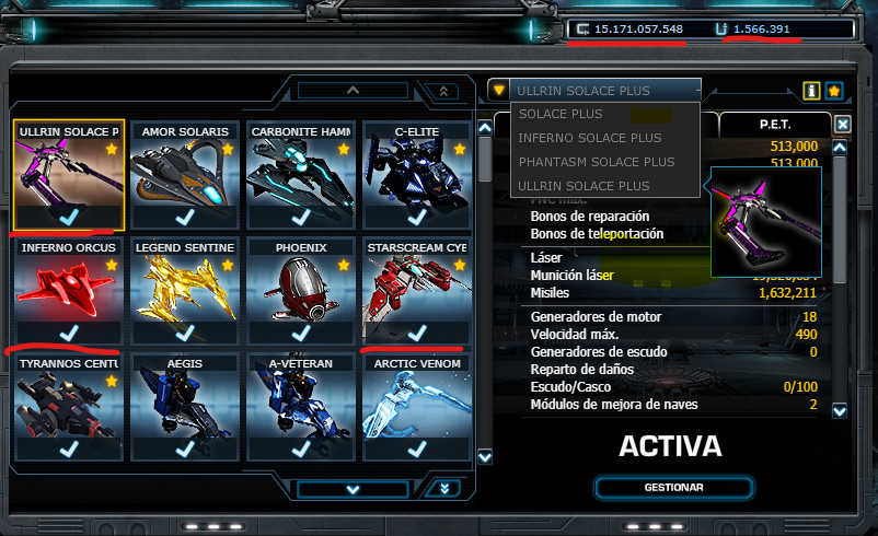 cuenta de dark orbit