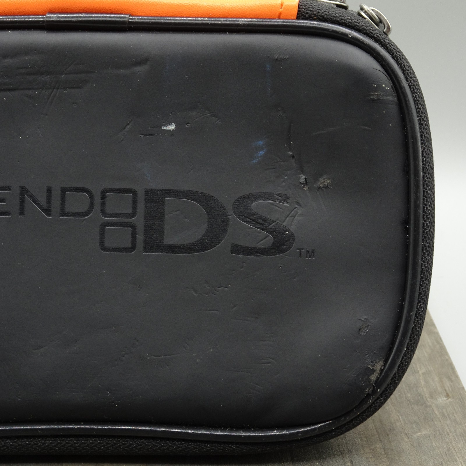 NERF Nintendo DS Orange Black Grey Travel/ Protectant Case /- Zip up