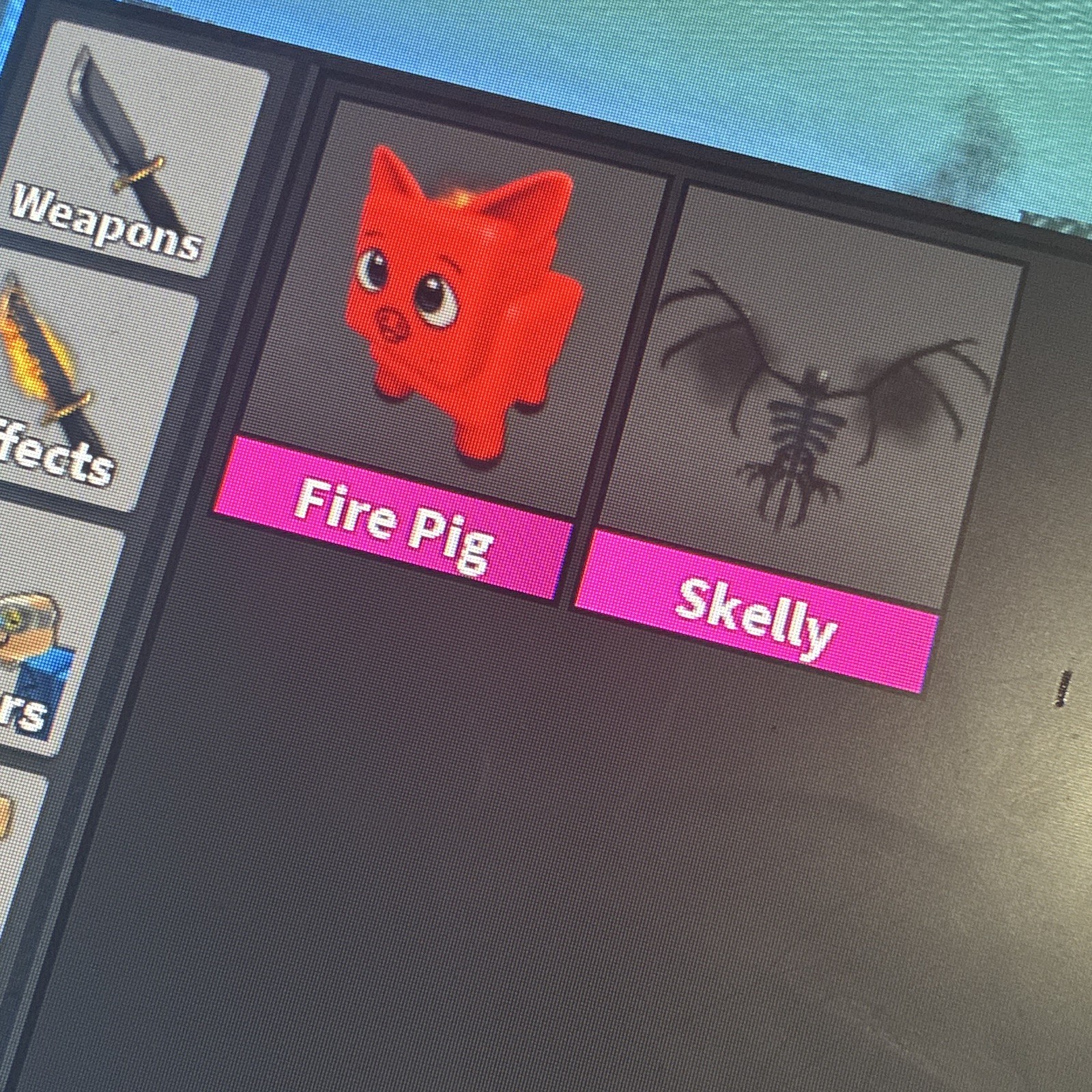 Roblox Nightblade, Fire Pig & Skelly In-Game Items for PC, Multiplayer