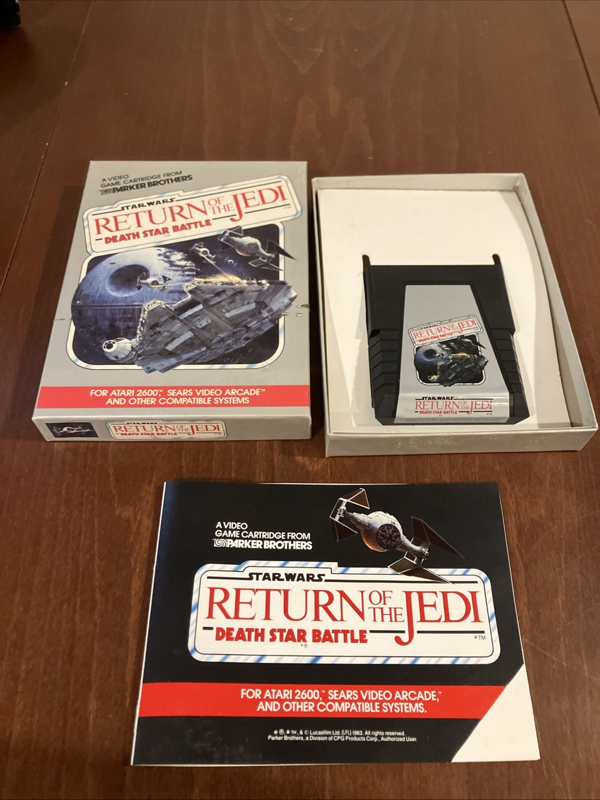 Star Wars: Return Of The Jedi – Death Star Battle – Atari 2600 [CIB]
