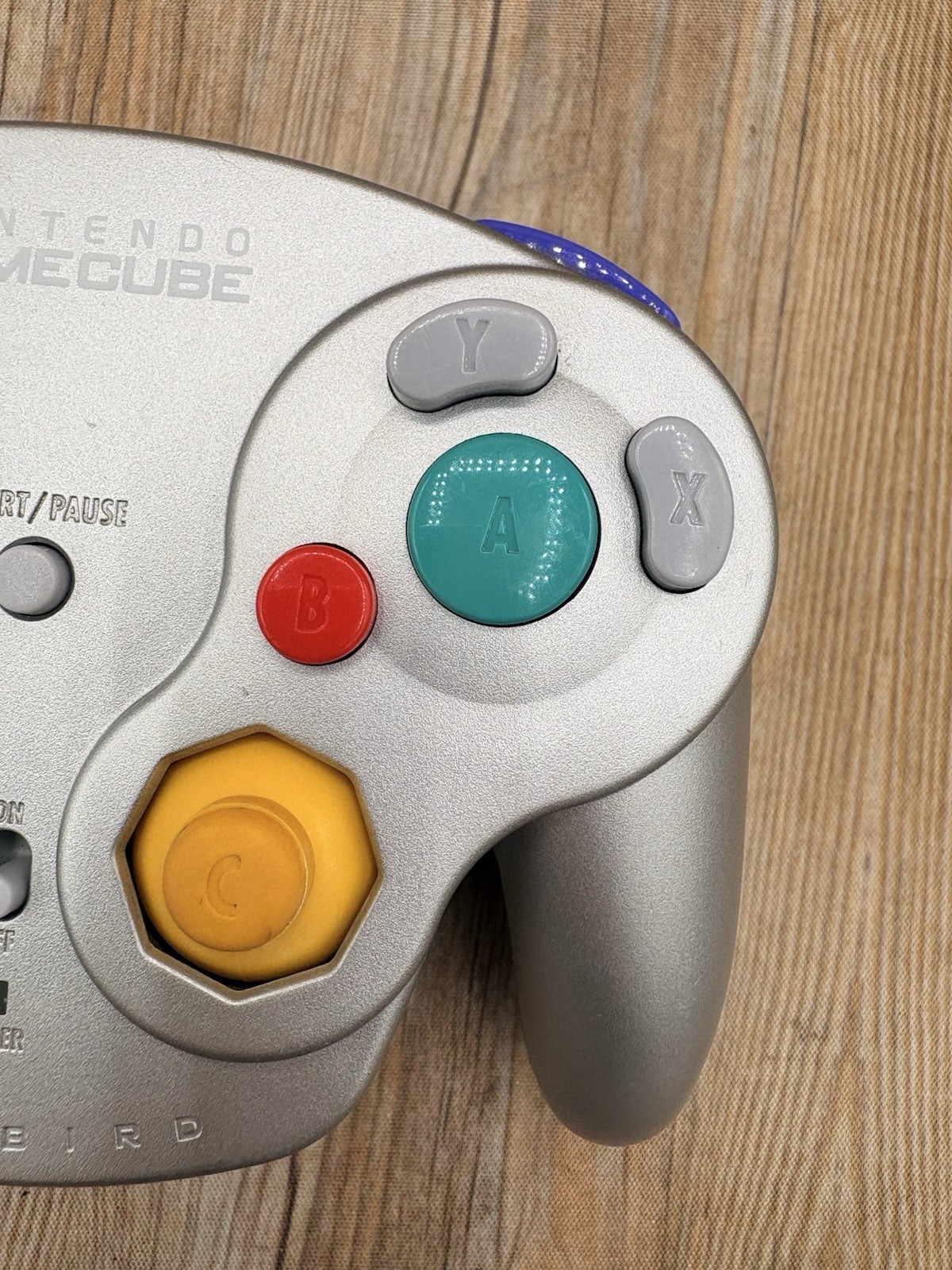 Nintendo GameCube WaveBird Wireless Controller Platinum Silver DOL-004 No Dongle