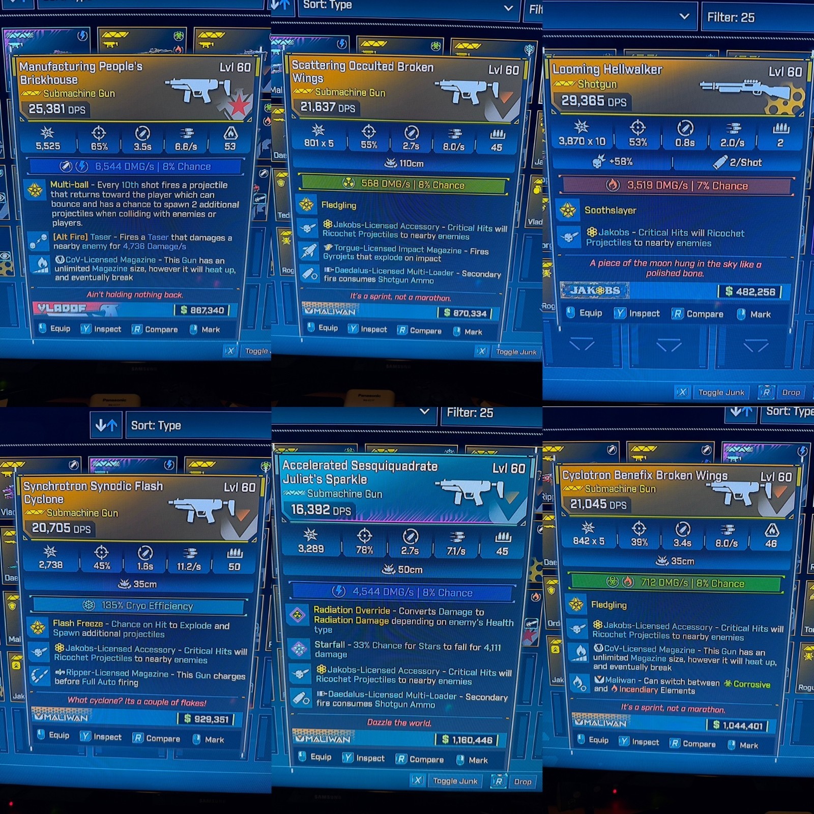 Borderlands 4✨ UPDATED GLOAMRE4PER 2.0 C4SH BUILD BL4 GEAR ✅PC-PS-XBOX✨MOXSY