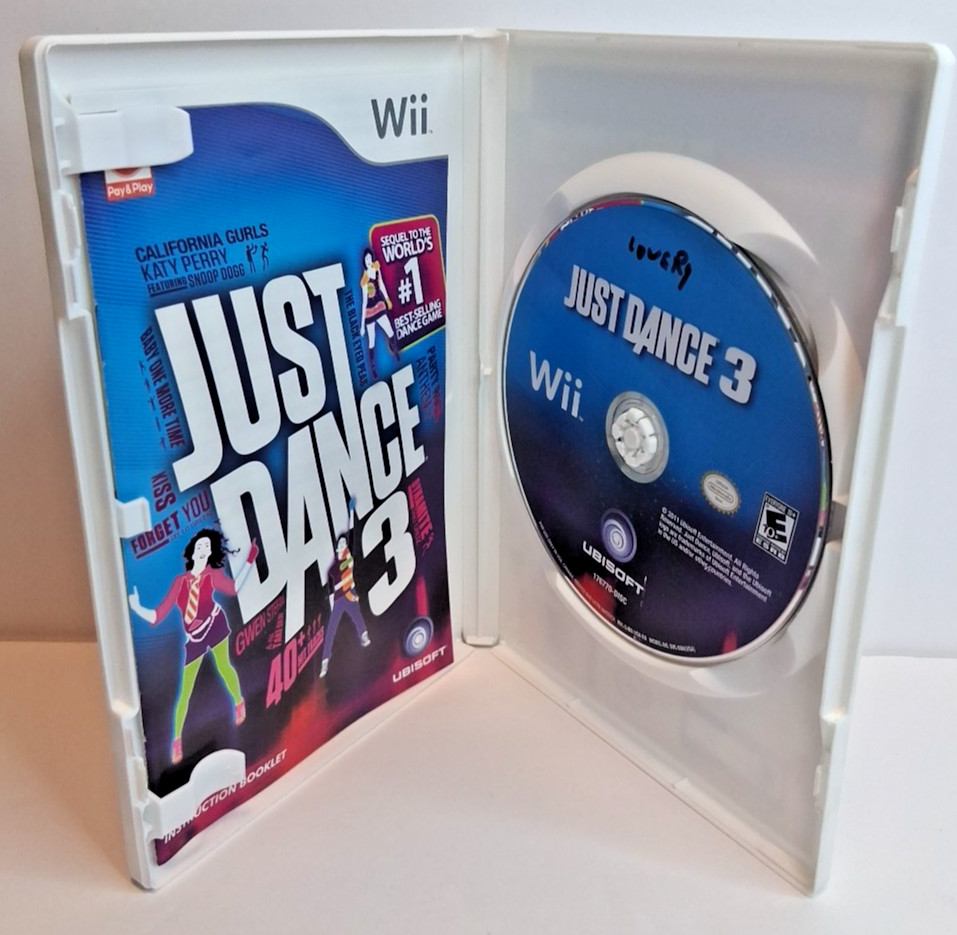 Just Dance 3 & Disney Party Nintendo Wii Complete With Manual CIB-Tested