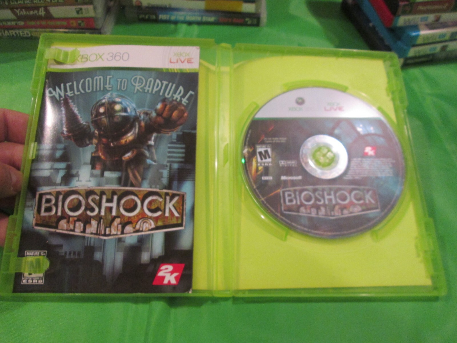 BIOSHOCK 1 XBOX 360 COMPLETE WITH MANUAL WORKS FIRST PRINT US EDITION