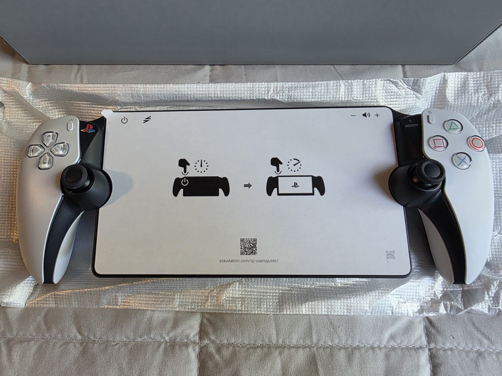 Sony PlayStation Portal replacement buttons – Retro White – NEW