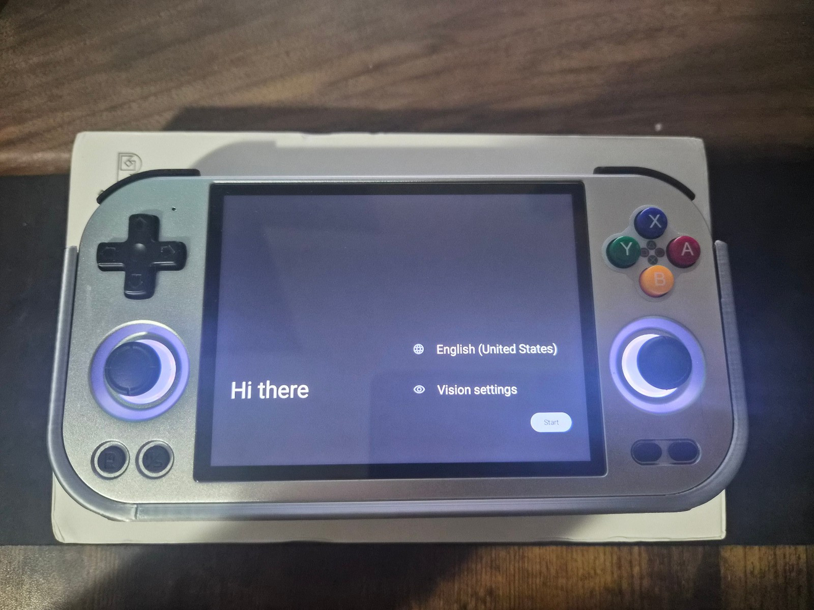 Anbernic RG 477M Silver 12GB RAM 256GB | Stacked Shoulder Buttons | GammaOS