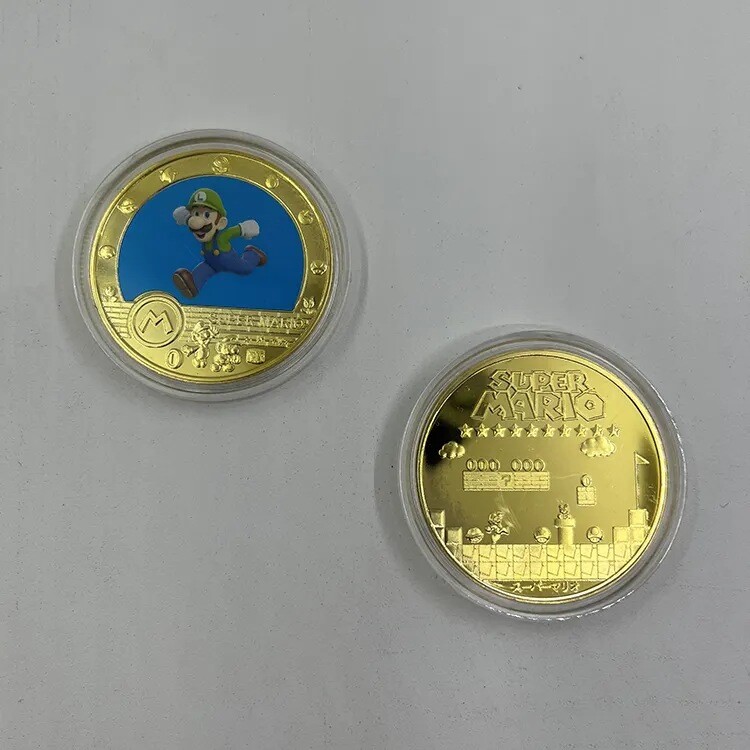 Super Mario Bros Nintendo Elite Collector Coins – Luigi Super Mario Movie