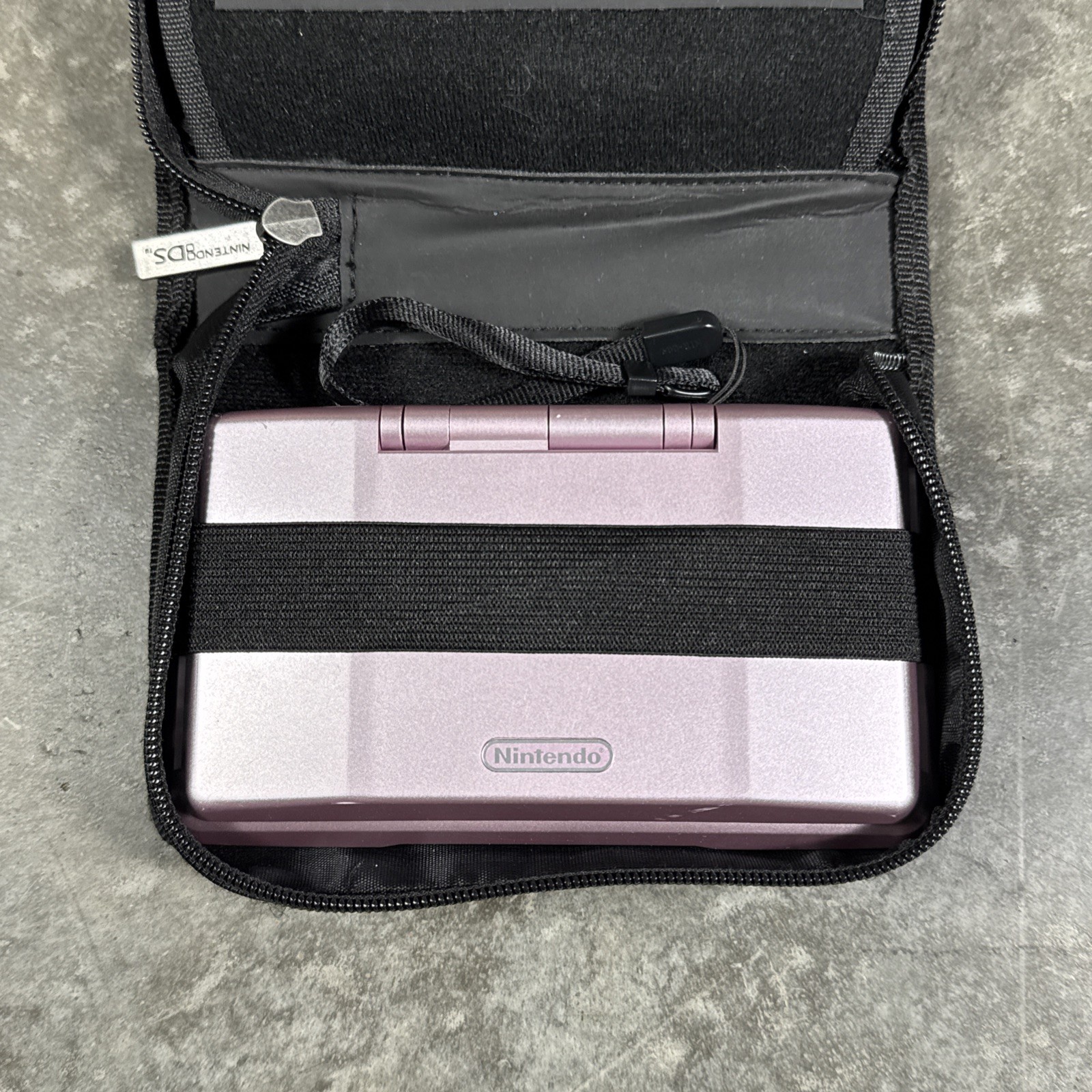 Nintendo DS OG Original Console (NTR-001) Pink w/ OEM Charger Stylus & Case