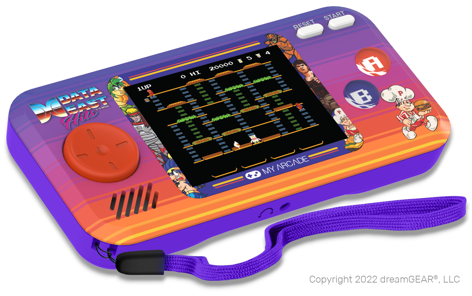 My Arcade Officially Licensed Data East Hits Packet Players Portable 300+ Games