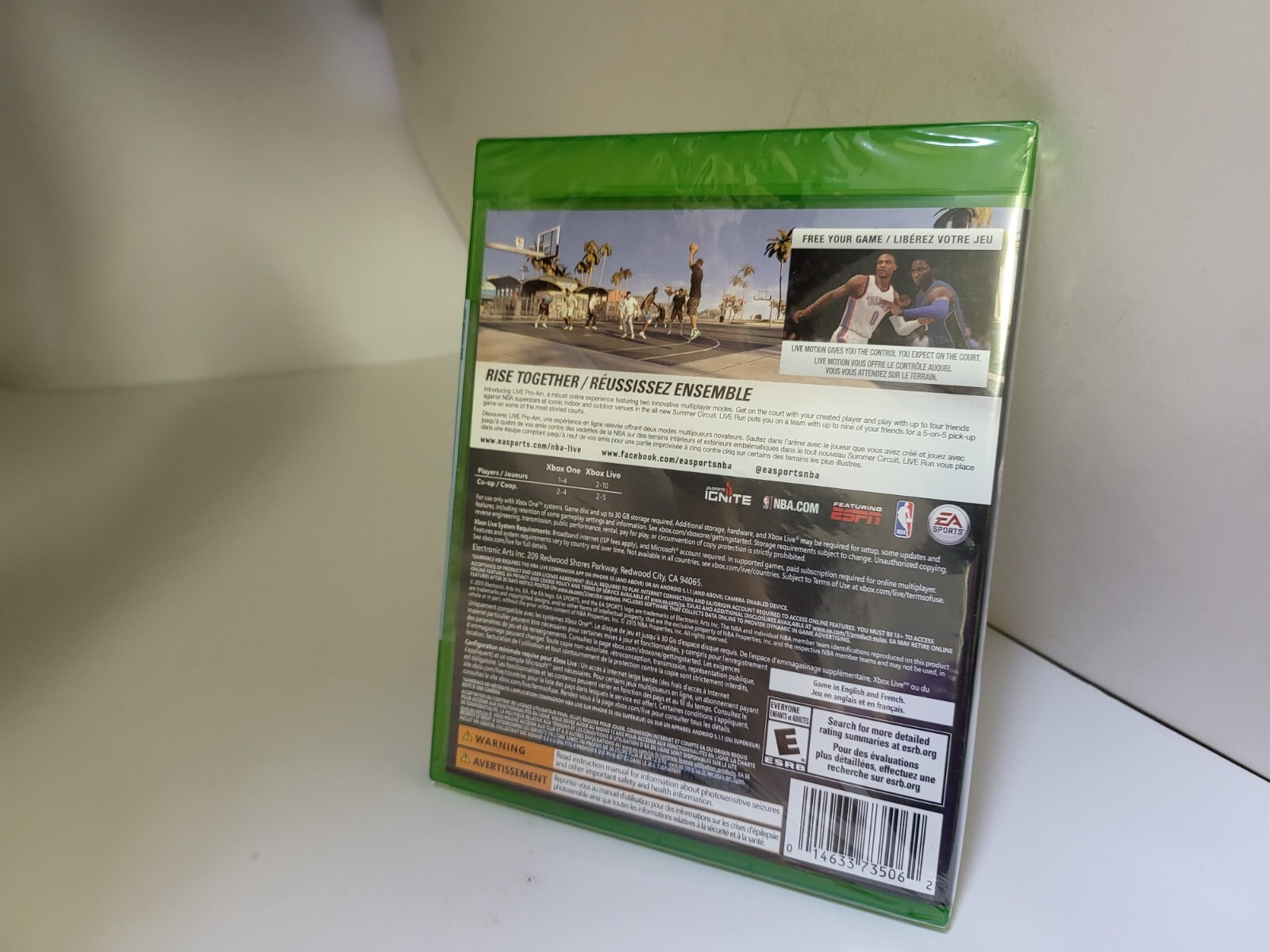 NEW EA Sports Factory Sealed NBA LIVE 16 2016 Basketball Game for XBOX ONE
