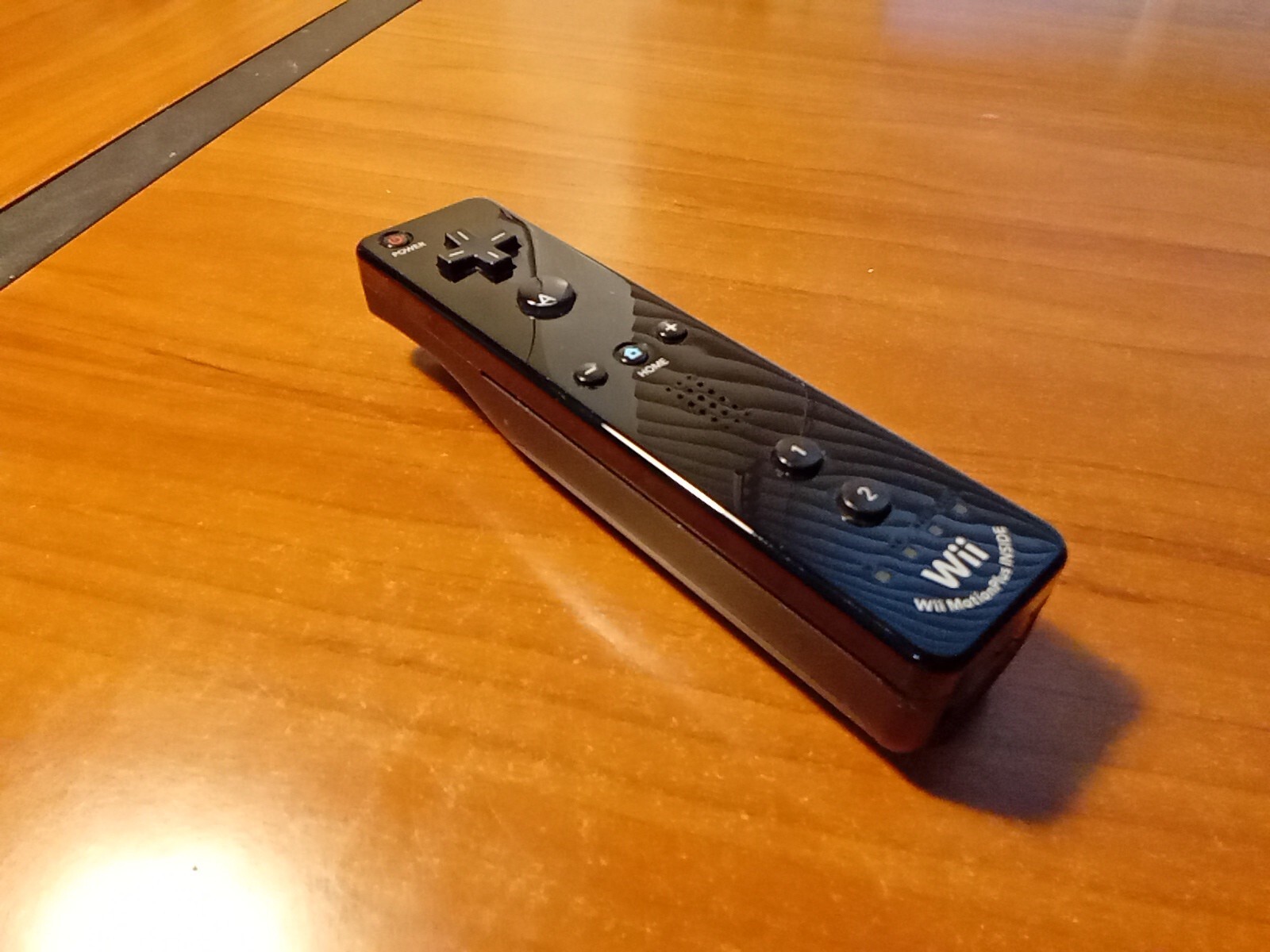 OEM Nintendo Wii Remote Motion Plus Controller – Black RVL-036 *TESTED*