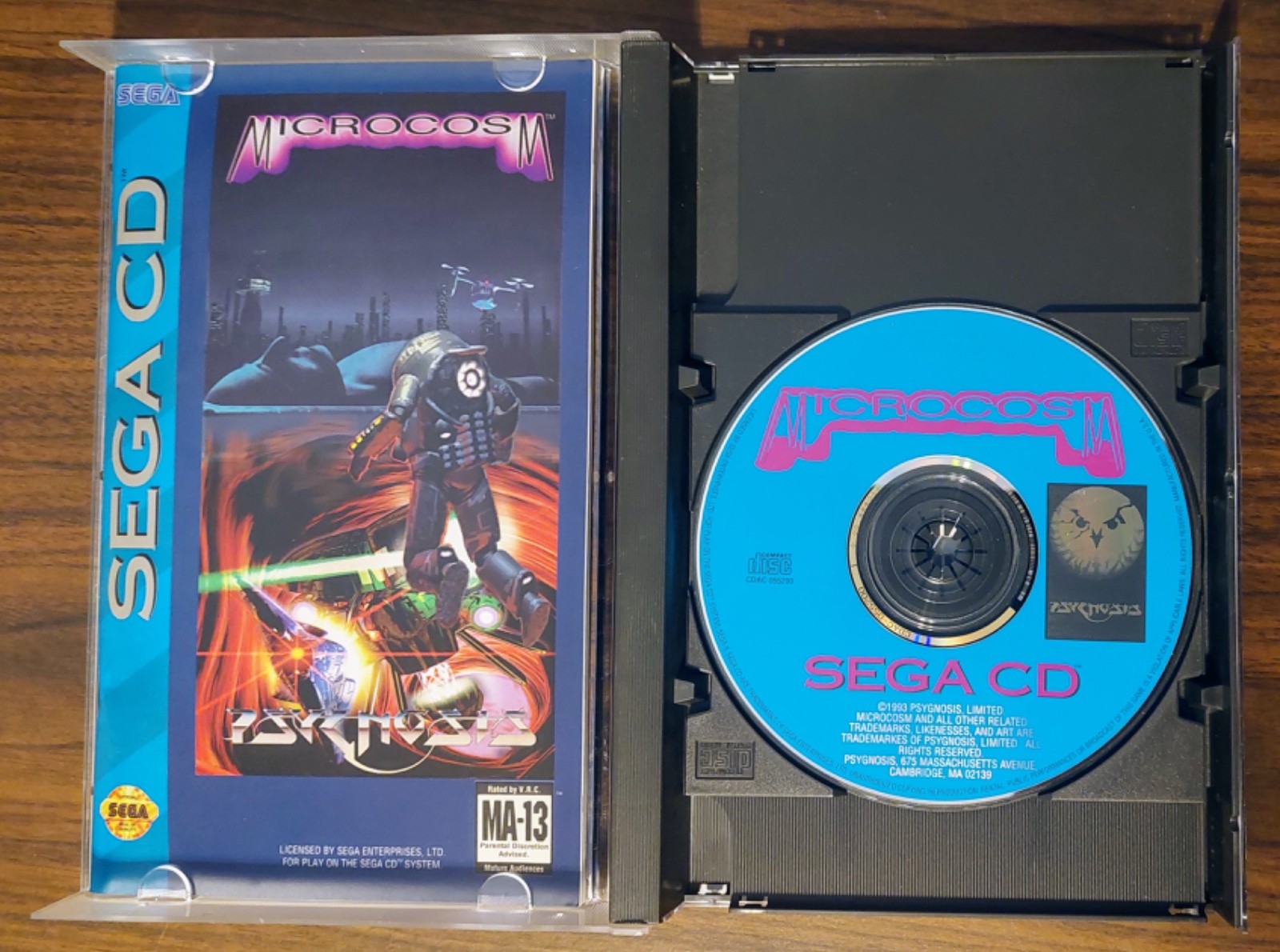 ULTRAVERSE PRIME/MICROCOSM (Sega CD, 1994) – CIB w/ Both Instruction Manuals