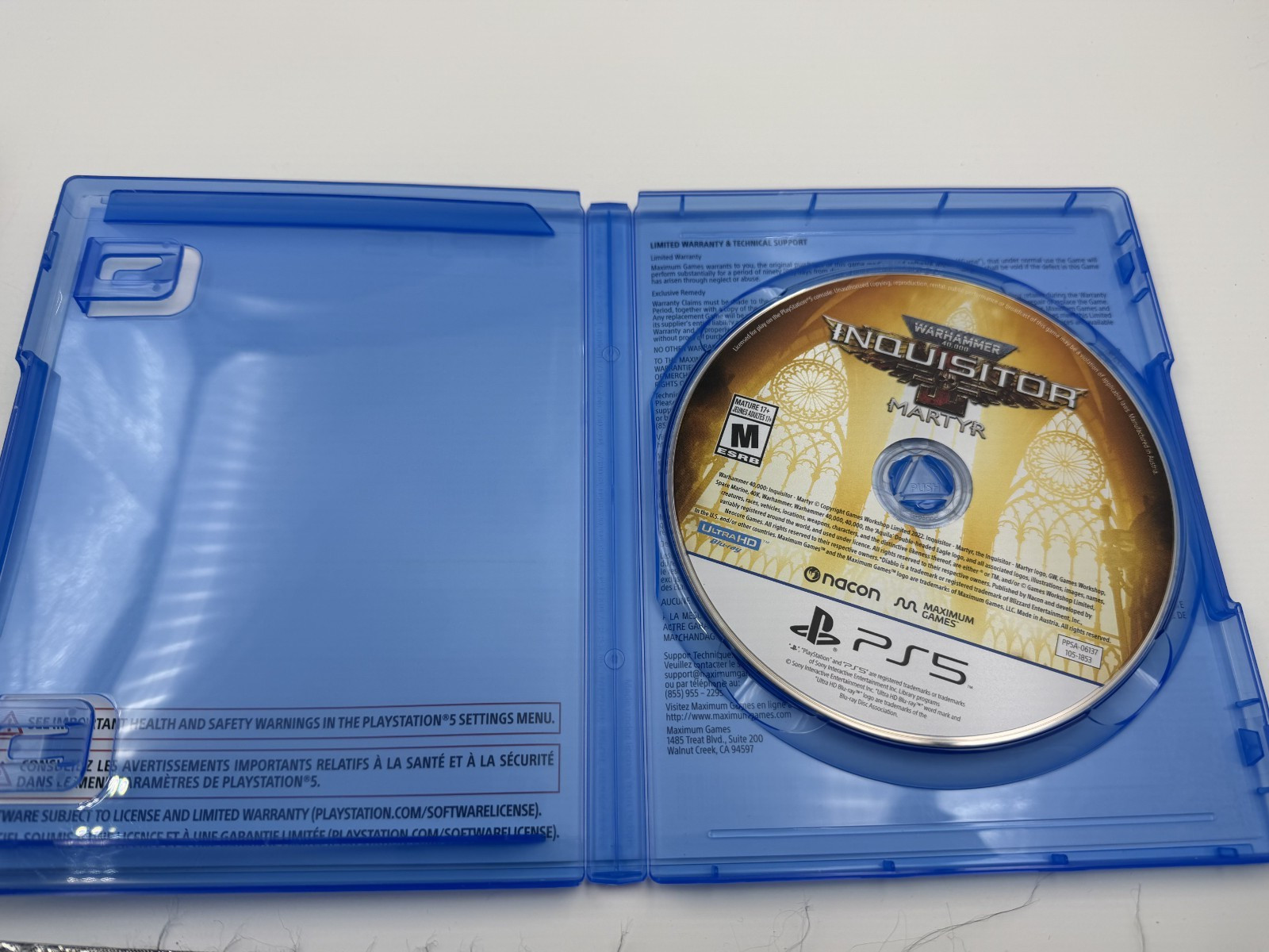 Warhammer 40,000 Inquisitor Martyr Ultimate Edition Sony PlayStation 5 PS5