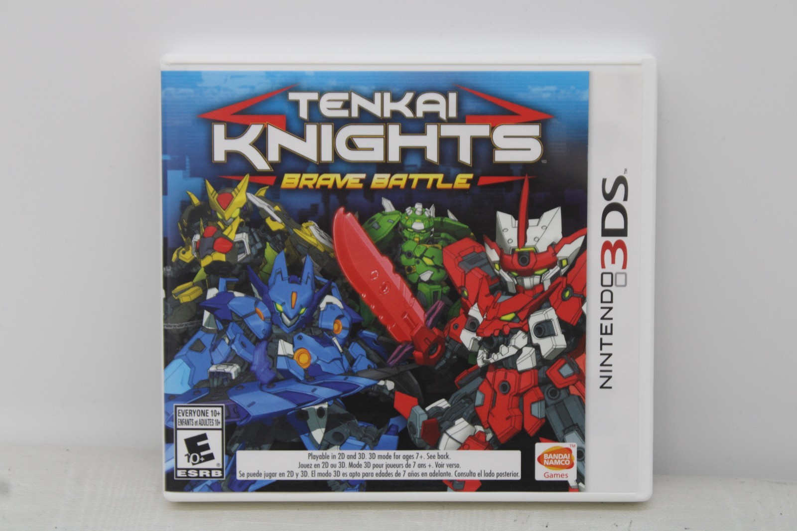 Tenkai Knights: Brave Battle (Nintendo 3DS, 2014) TESTED! Complete! FREE SHIP!