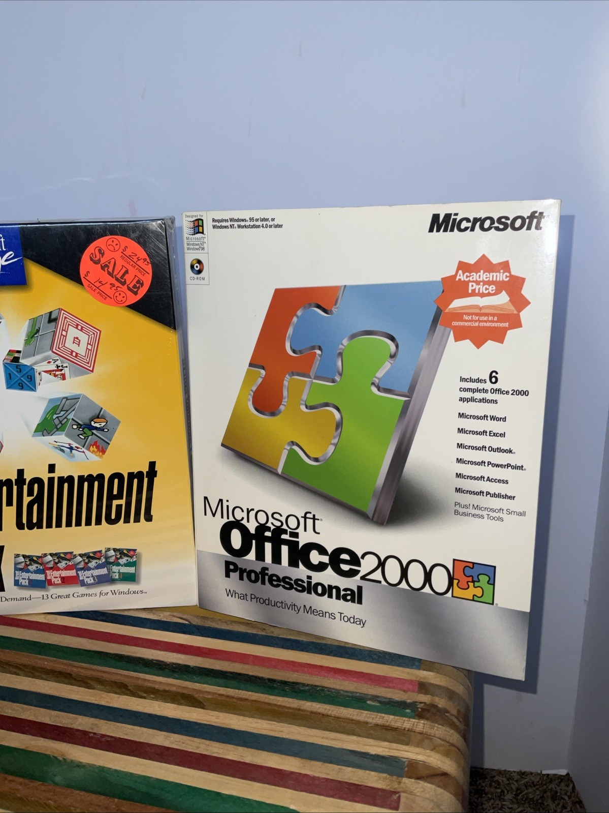 BEST OF MICROSOFT ENTERTAINMENT PACK 1994 Tetris 13 Games 3.5 Disk Sealed NEW