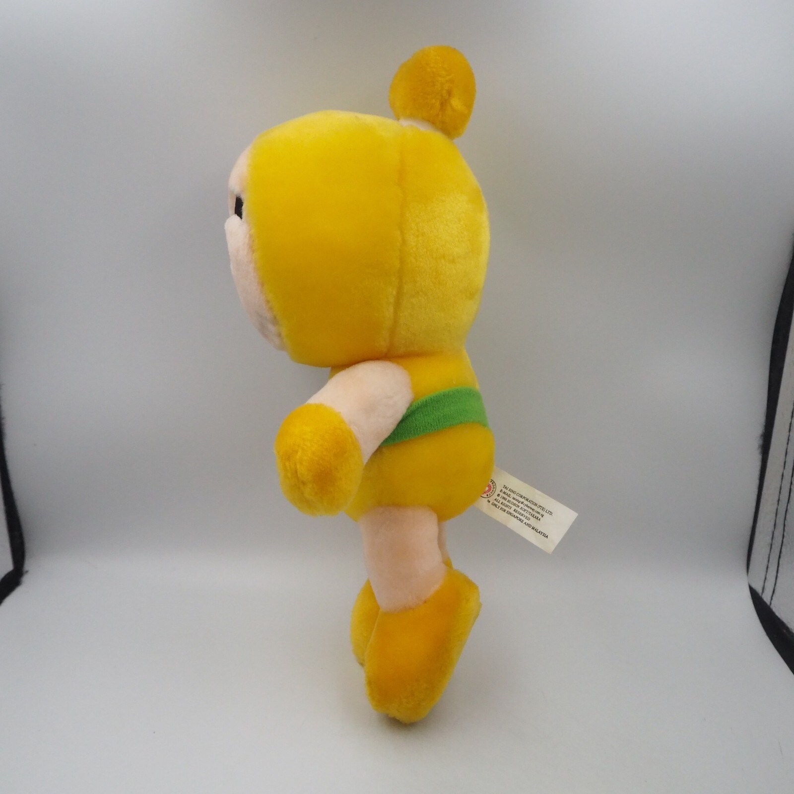 Bomberman Yellow C2903 Tai Seng 1998 Singapore Plush 9″ Toy Doll Japan