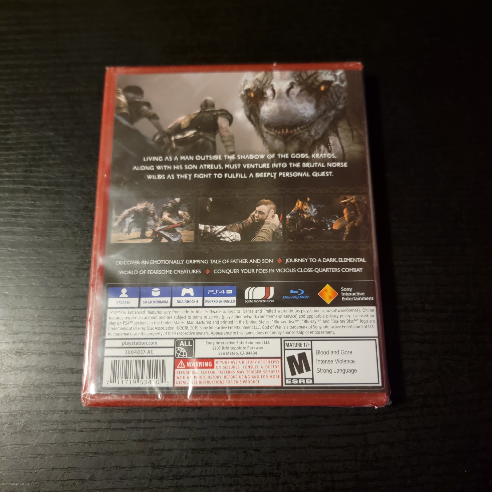 God of War Hits – Sony PlayStation 4 Not Sure If Its A Reseal Or Not