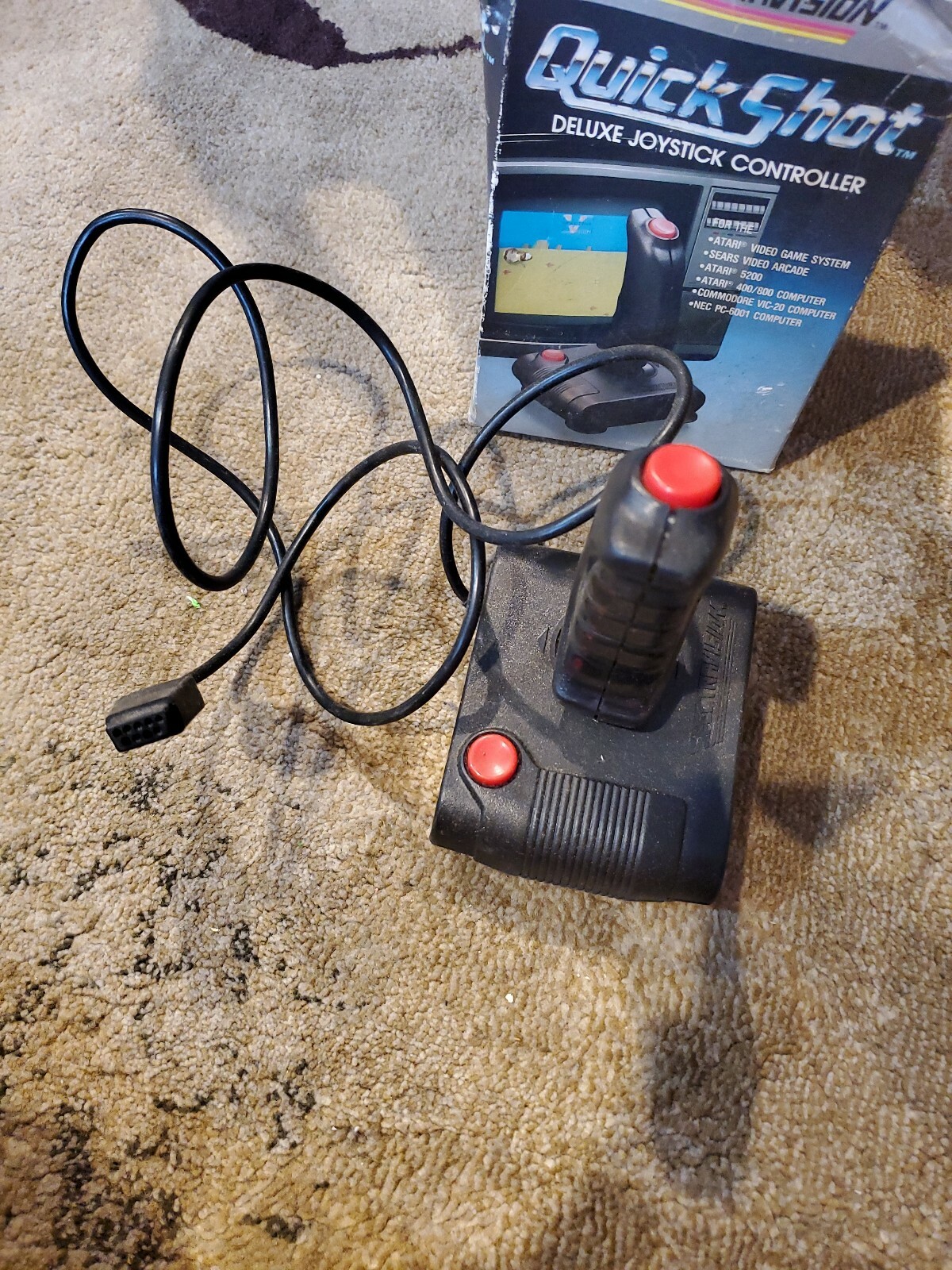 SPECTRAVISION ATARI 2600 Video Game Controller SV1 QUICKSHOT 1 Vintage Joystick