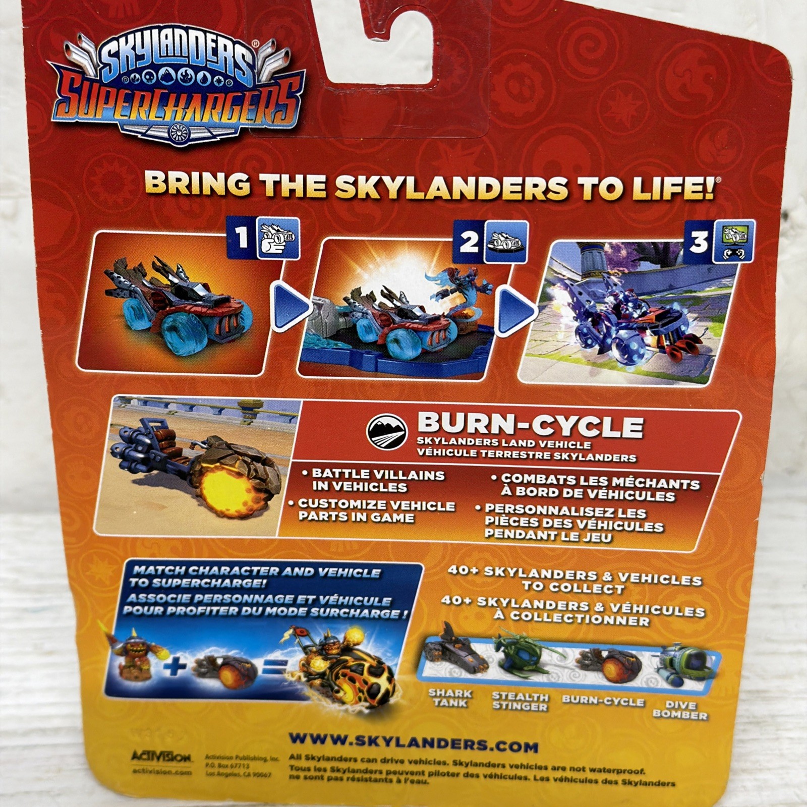 Skylanders Superchargers BURN-CYCLE Land Vehicle Pack Brand New In Package NIP