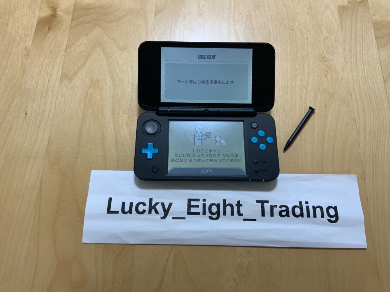 New Nintendo 2DS XL LL Black Turquoise Console Charger Japanese ver [CC]