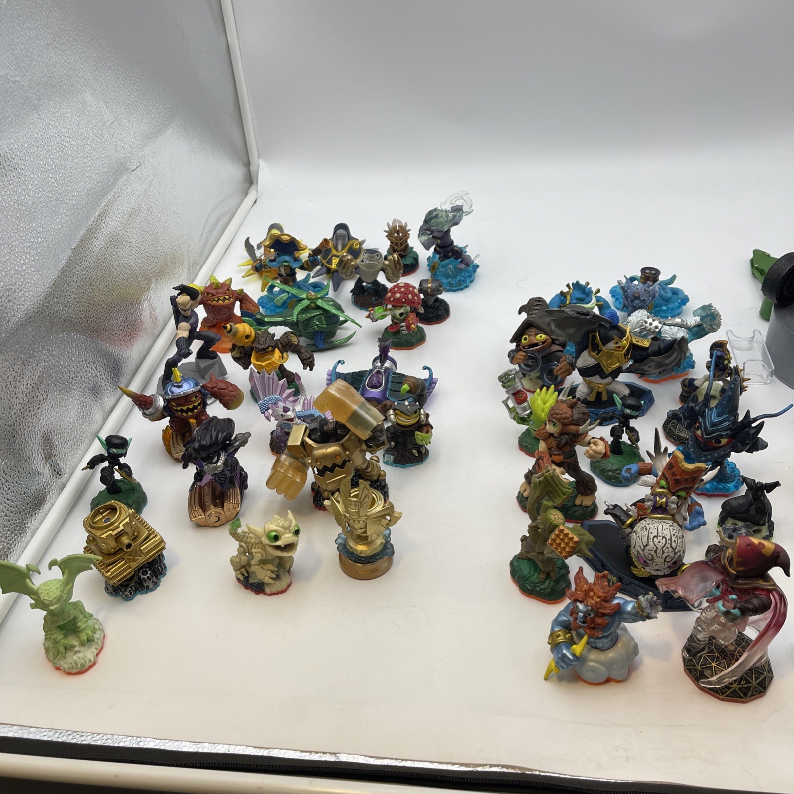 Skylanders Mixed Lot of 45 Figures Spyro, Giants, Vehicles, Some Damaged