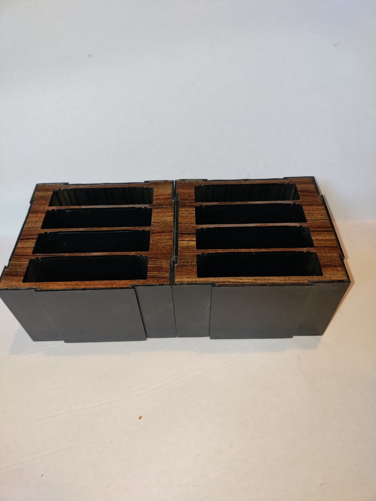 Vintage Musicmate Modular Tape Organizer Storage 8-Track & Cassette Case, 8 Slot