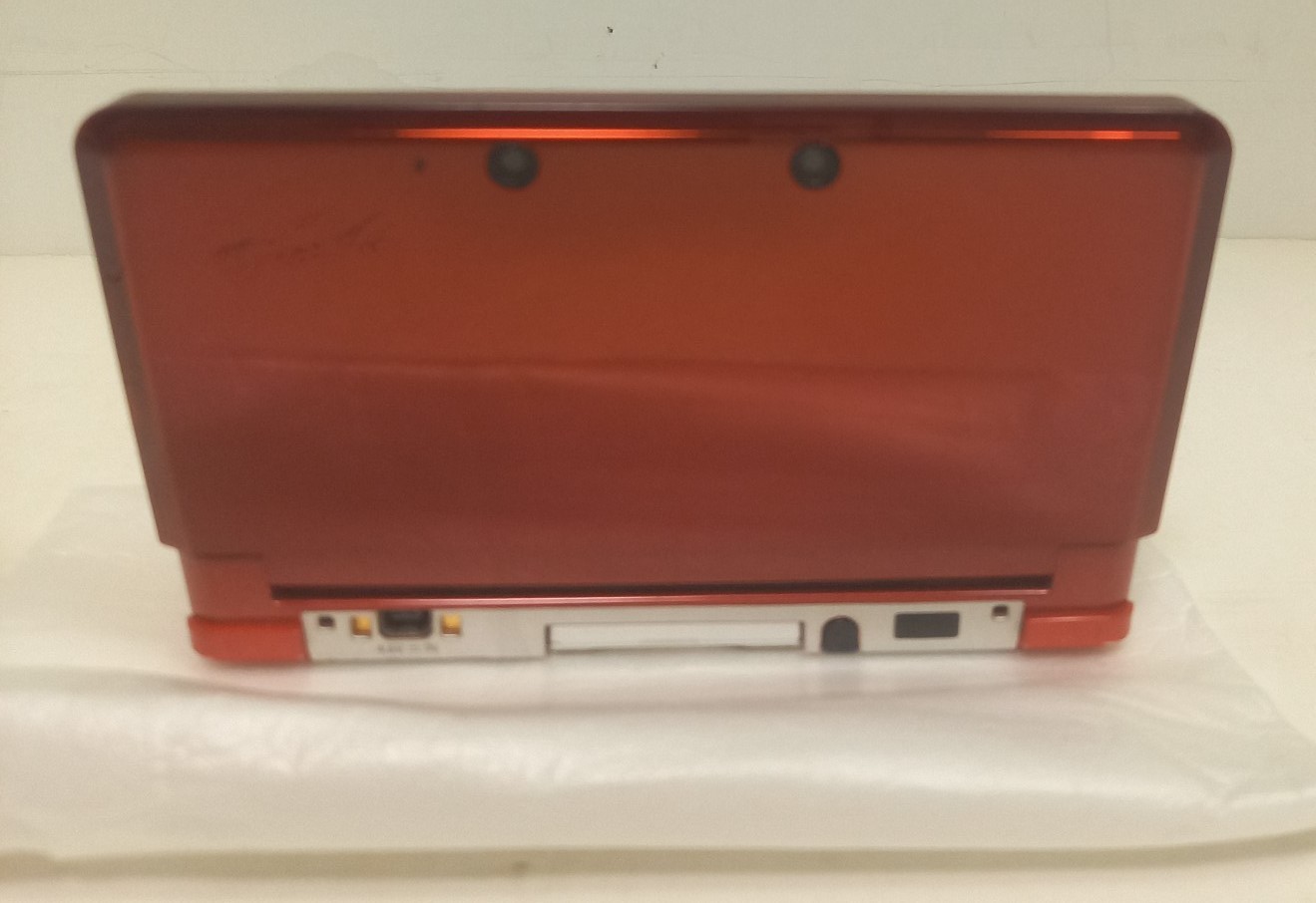 Nintendo 3DS Game Console flera red color W/ Charger Tested working NTSC-J
