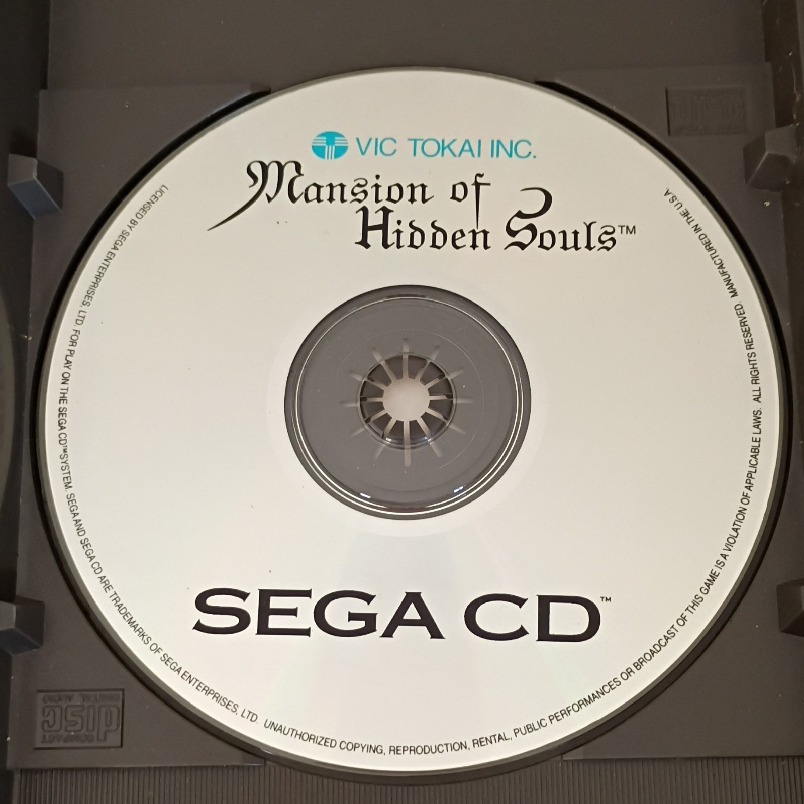 Sega CD Mansion of Hidden Souls Complete w/ Manual & Case NTSC-U/C 1994 Horror