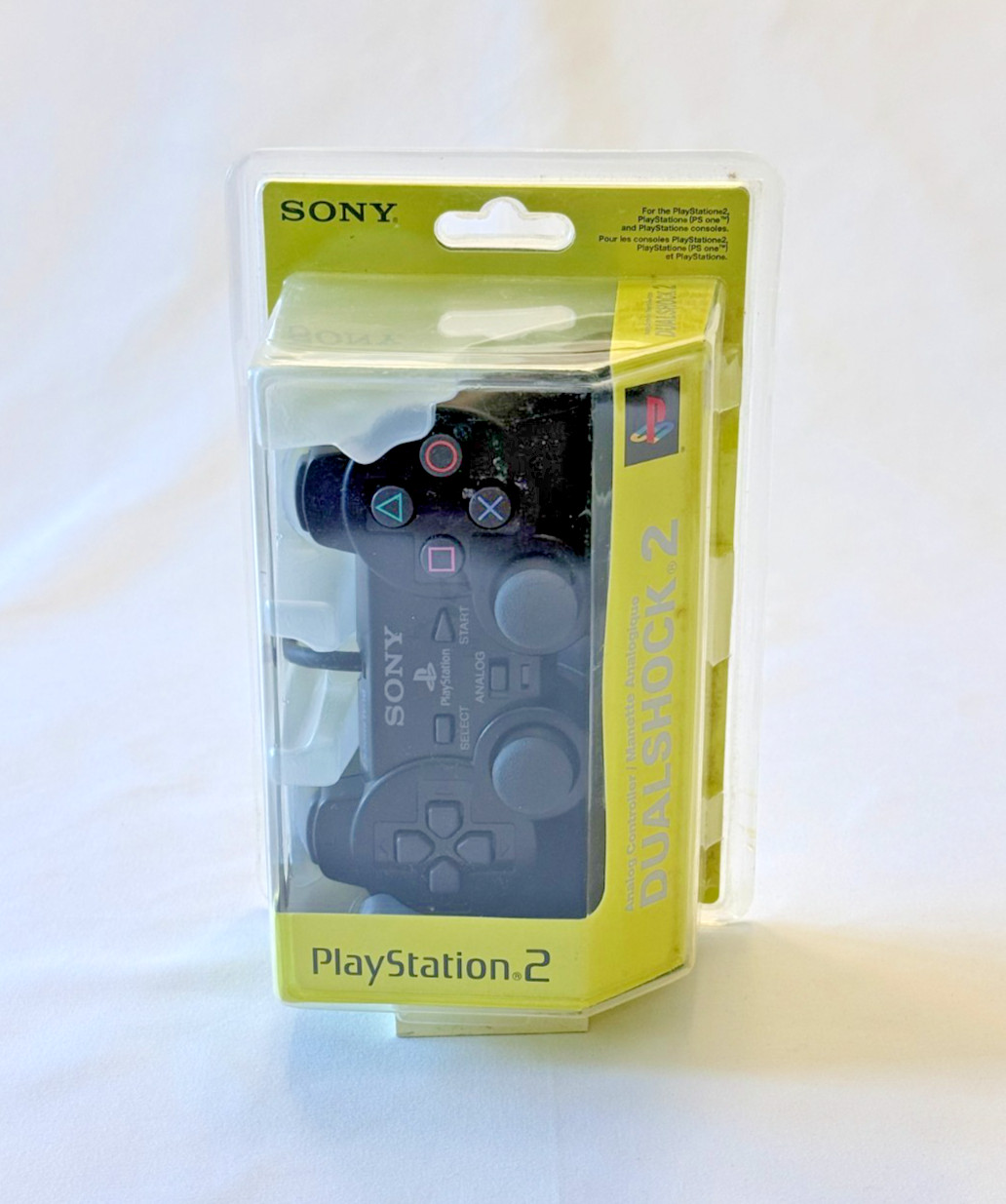 Sony PlayStation 2 DualShock 2 Controller Black OEM NEW SEALED SCPH-10010 PS2