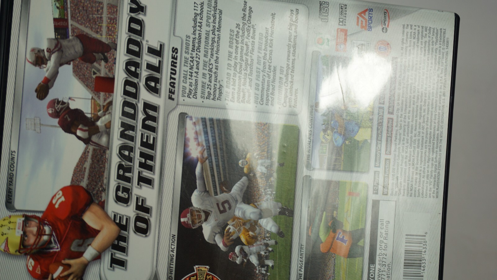 NCAA Football 2002 PS2 CIB (Sony PlayStation 2) Complete with Reg Card & Manual