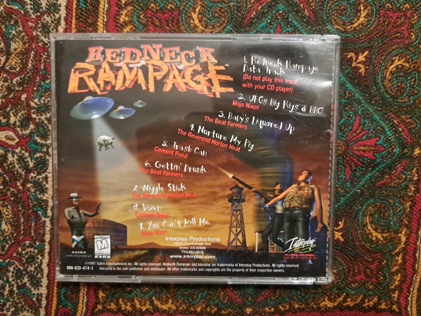 Redneck Rampage & Rides Again: Arkansas PC CD-ROM Game Lot Interplay Productions