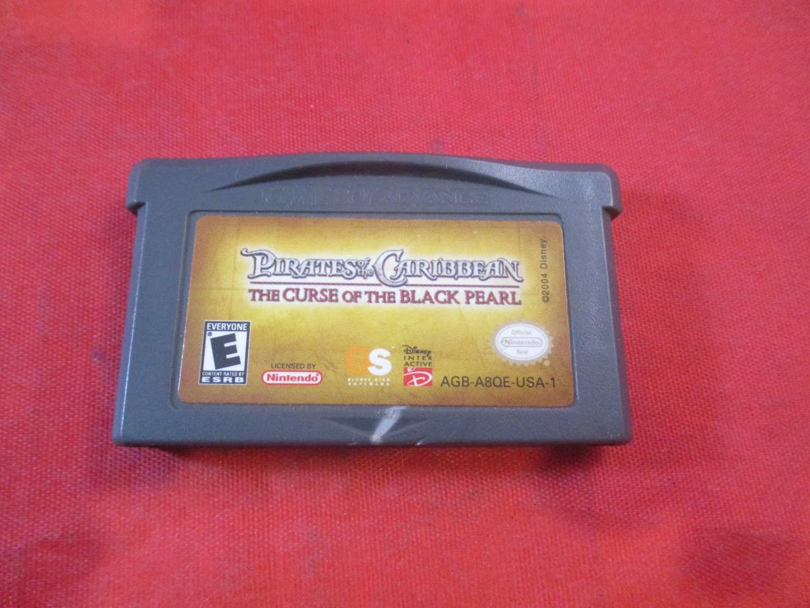 Original Nintendo DS Console System w/ Pirates of Carribean GBA game WORKS!