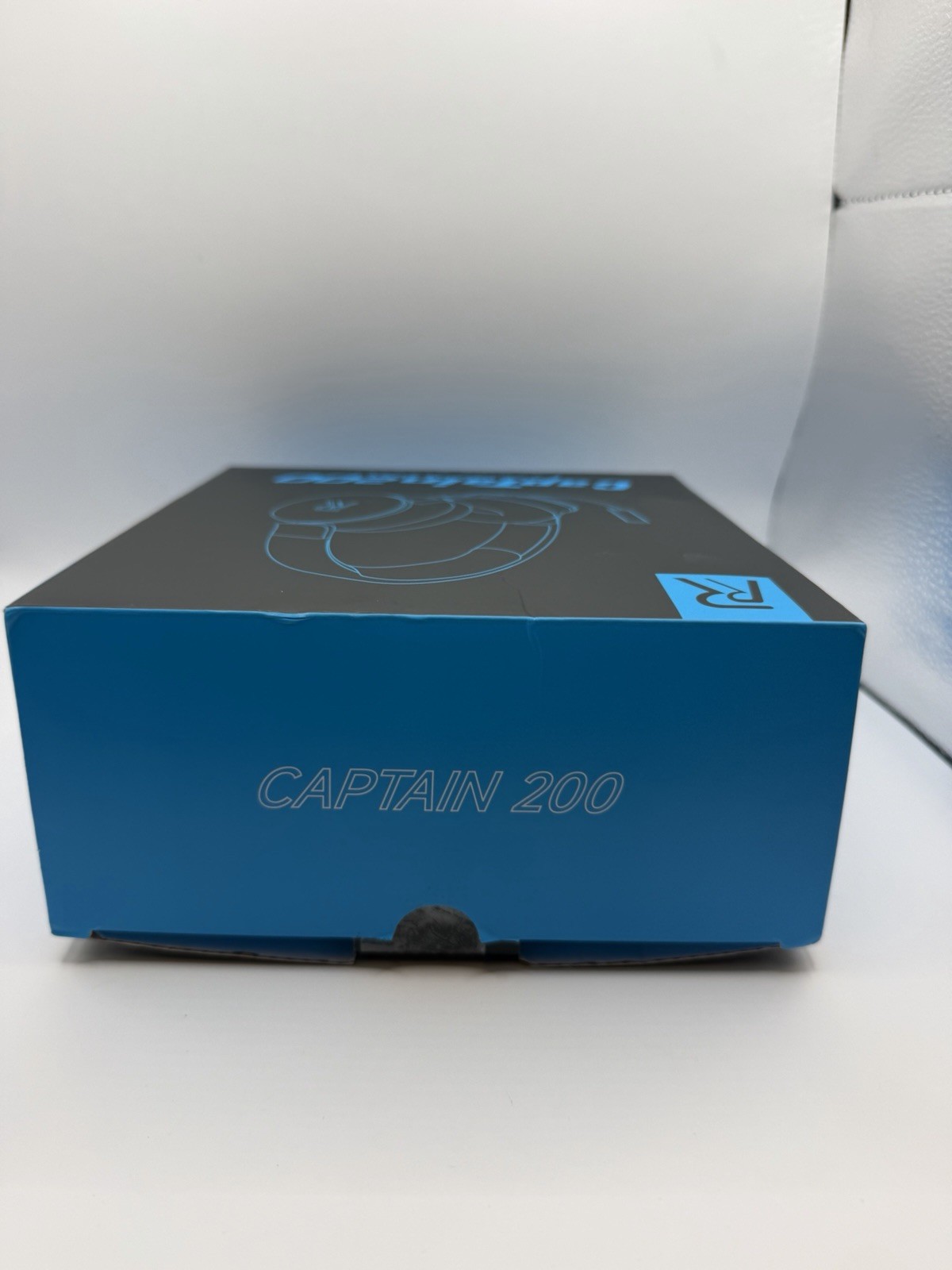 R Captain200 Black and White Gaming Headset Boom Mic Over-Ear Double Earpiece M