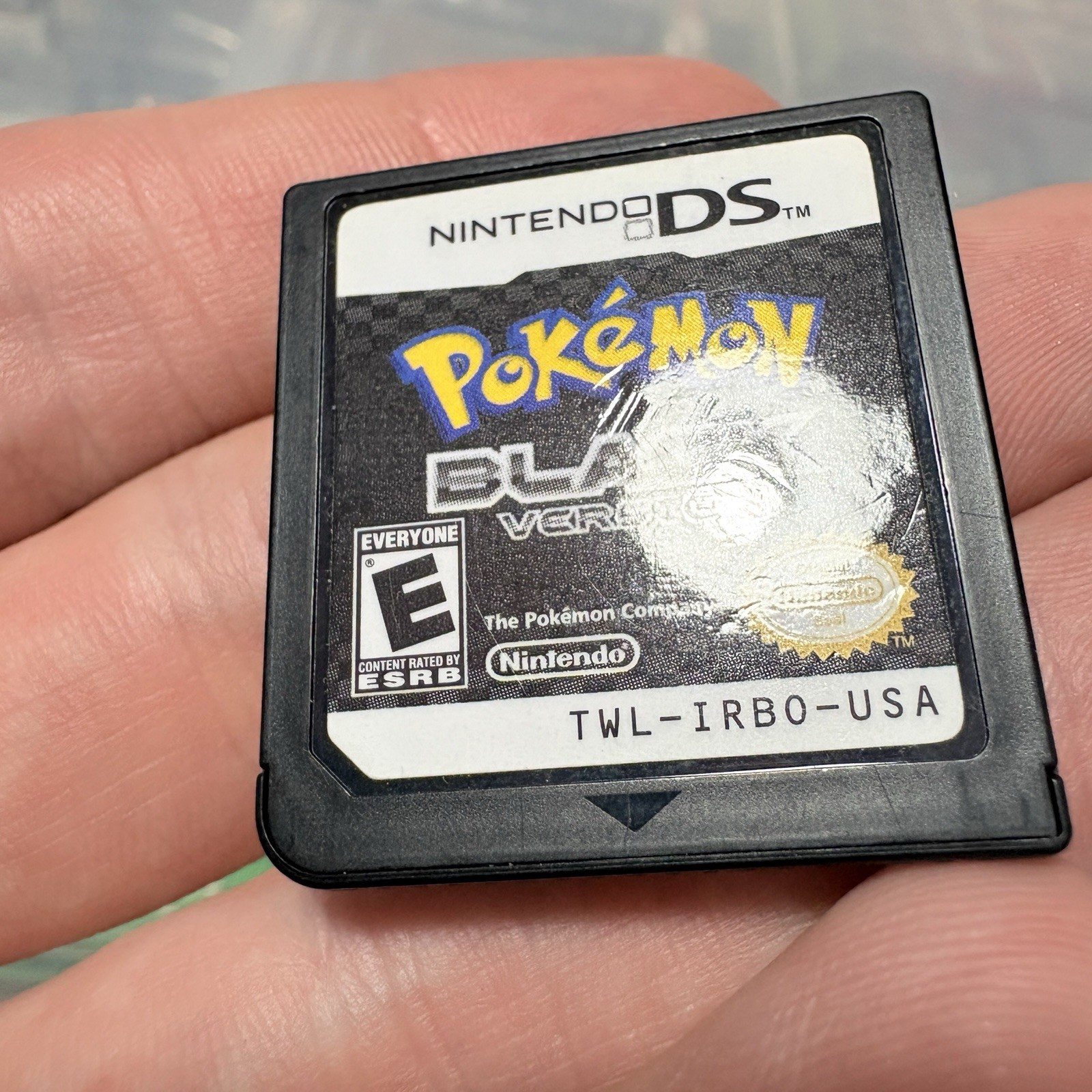Pokemon Black Version Nintendo DS Cartridge & Case No Manual Tested Authentic