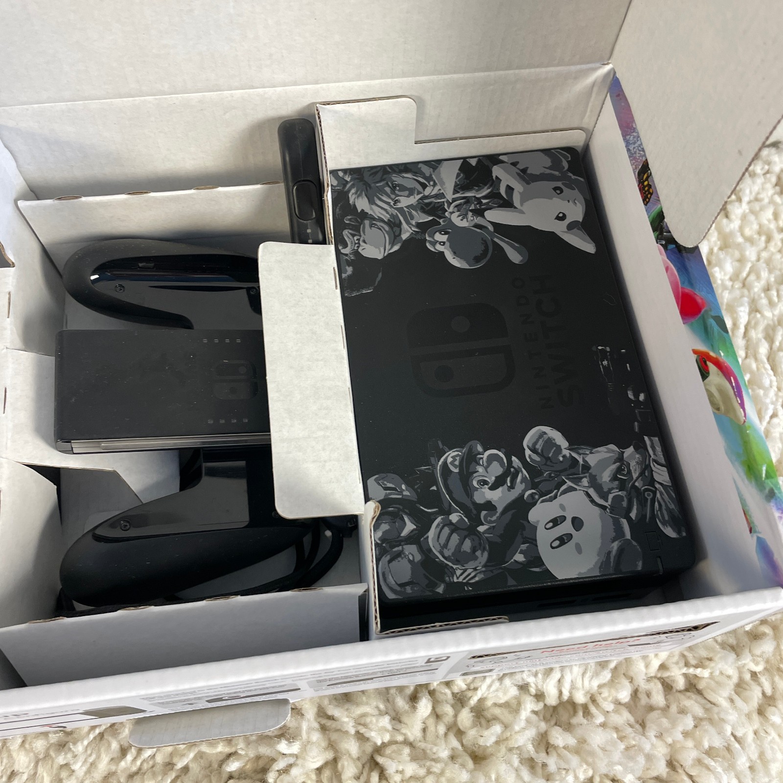 Nintendo Switch 32GB Super Smash Bros Ultimate Edition Console System CIB in Box