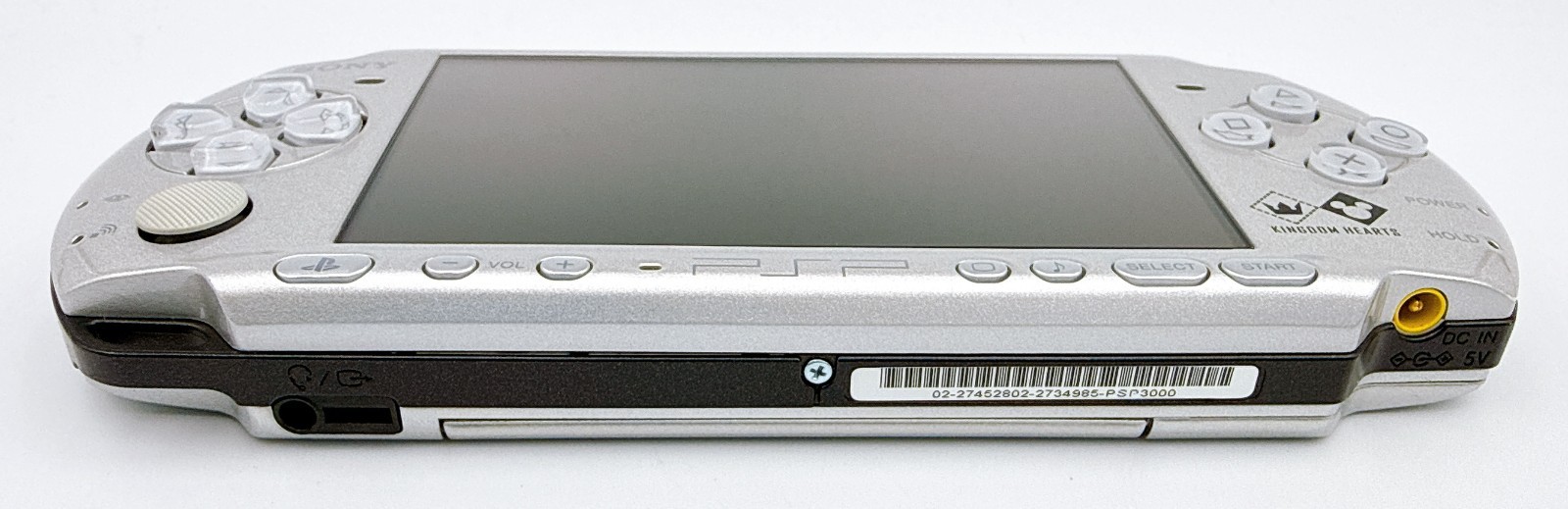 Sony PSP-3000 Console Silver Kingdom Hearts Limited Region Free w/etc -Excellent