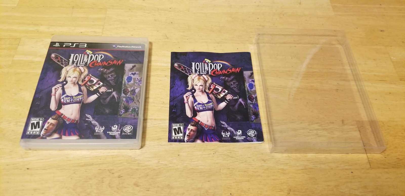 Lollipop Chainsaw (Sony PlayStation 3, 2012) PS3 Complete CIB w protector