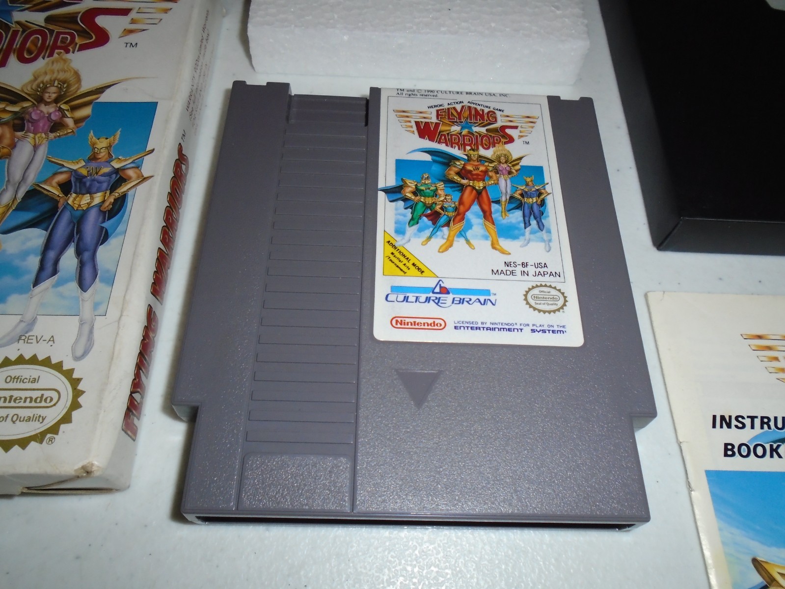 Flying Warriors by Culture Brain ☆☆ Authentic CIB Complete Nintendo NES game
