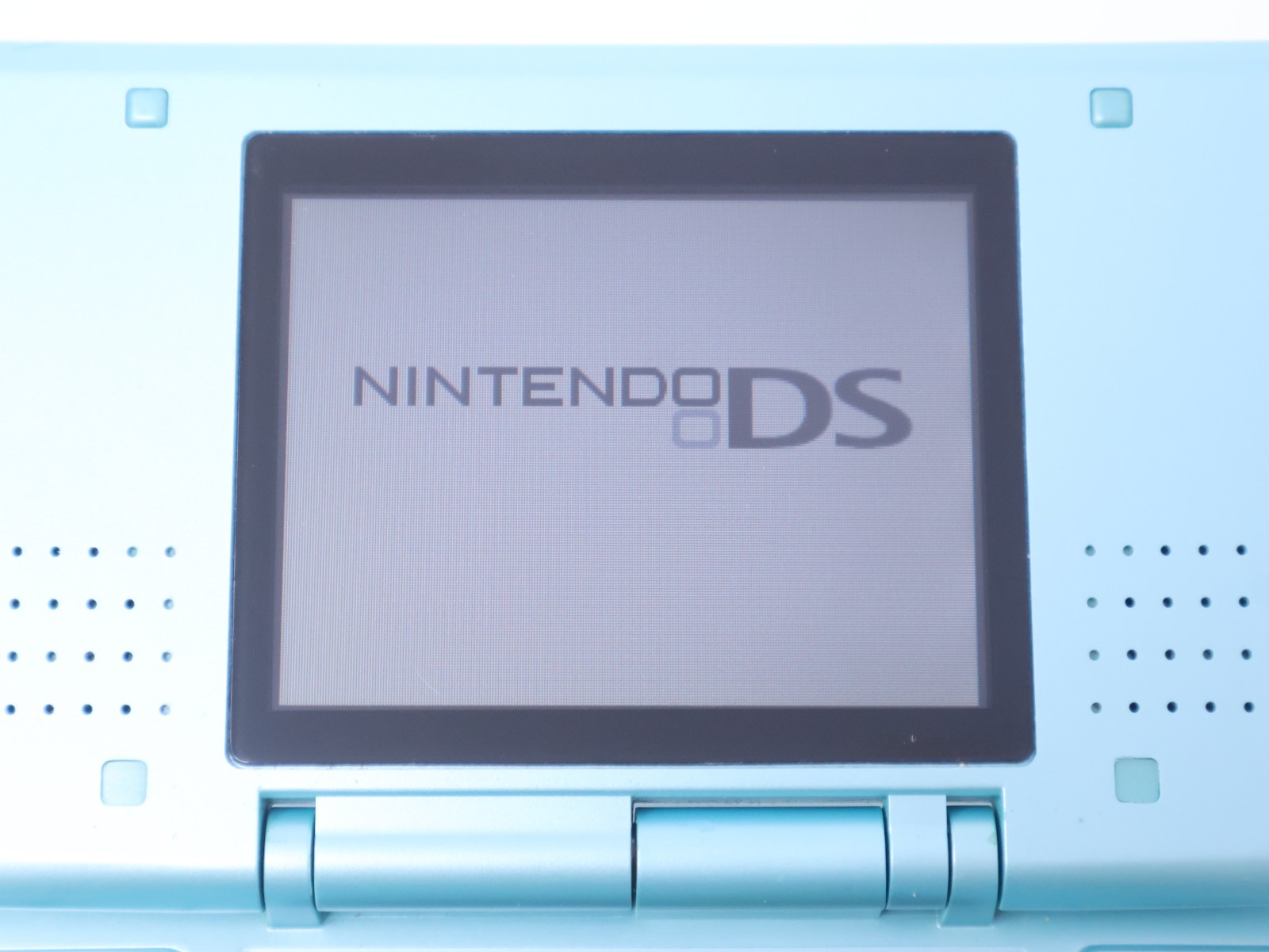 Nintendo DS Handheld Console System Tested Working Sky Blue w/ Charger & Stylus