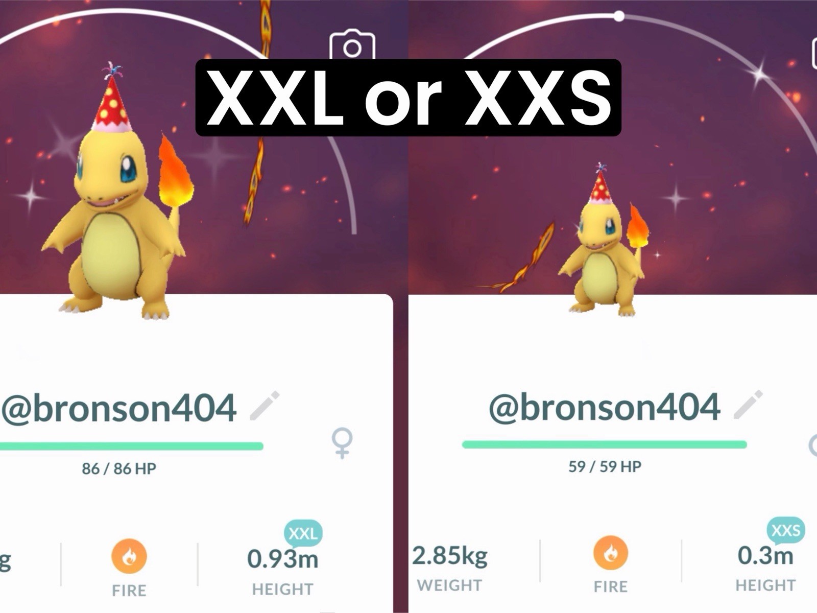 Shiny Charmander Party Hat – XXS/XXL – Unregistered