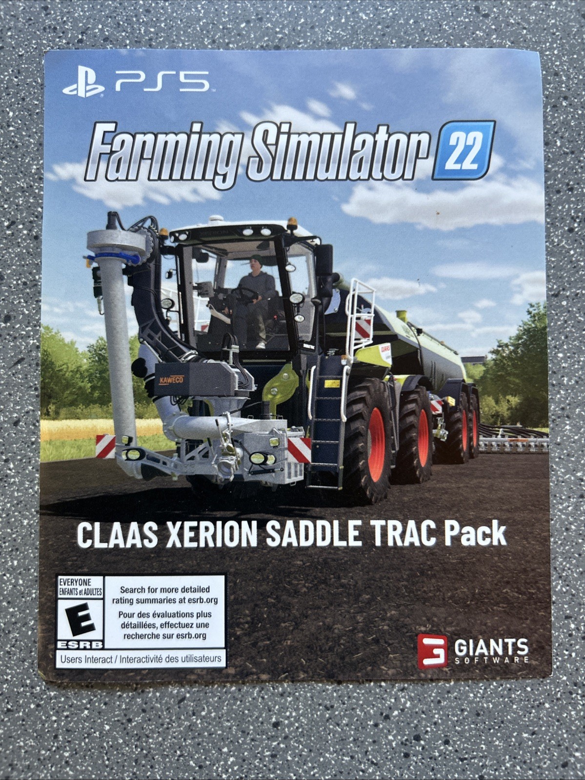 Farming Simulator 22 Claas Xerion Saddle Trac Pack DLC Add-on Playstation 5 PS5