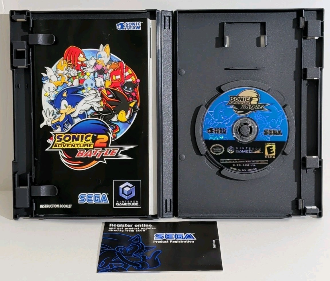 Sonic Adventure 2 Battle (GameCube, 2004) CIB w/ Reg Card
