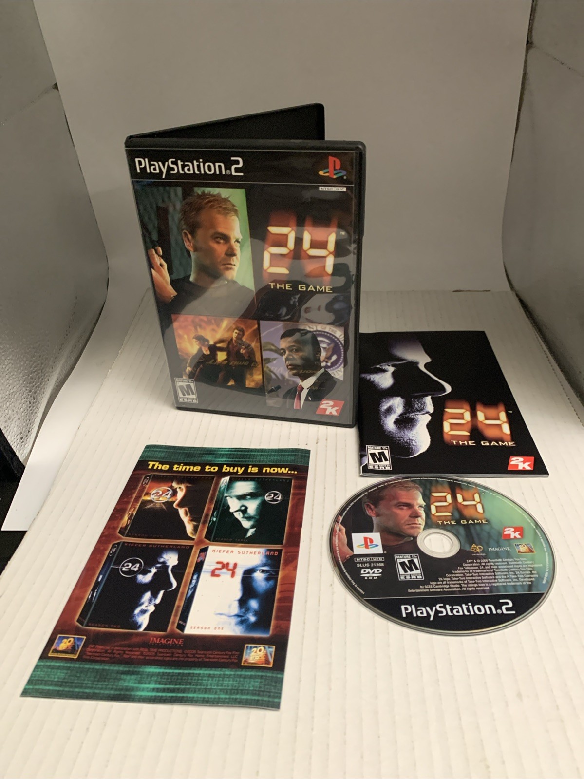 24 The Game – Sony Playstation 2 Pristine Condition See Pics PS2 More In Store