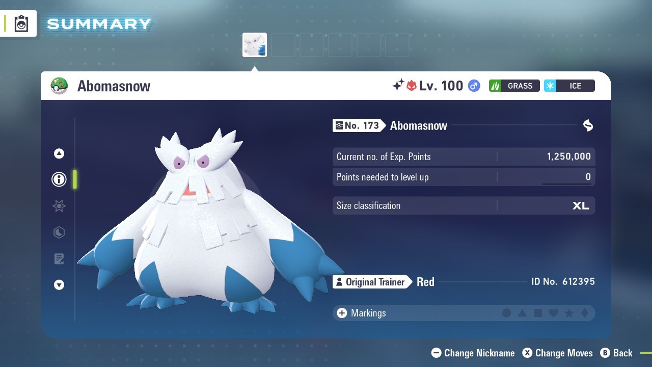 🌟6 IVs Shiny Alpha Battle Ready Abomasnow | Pokémon Legends: Z-A🌟