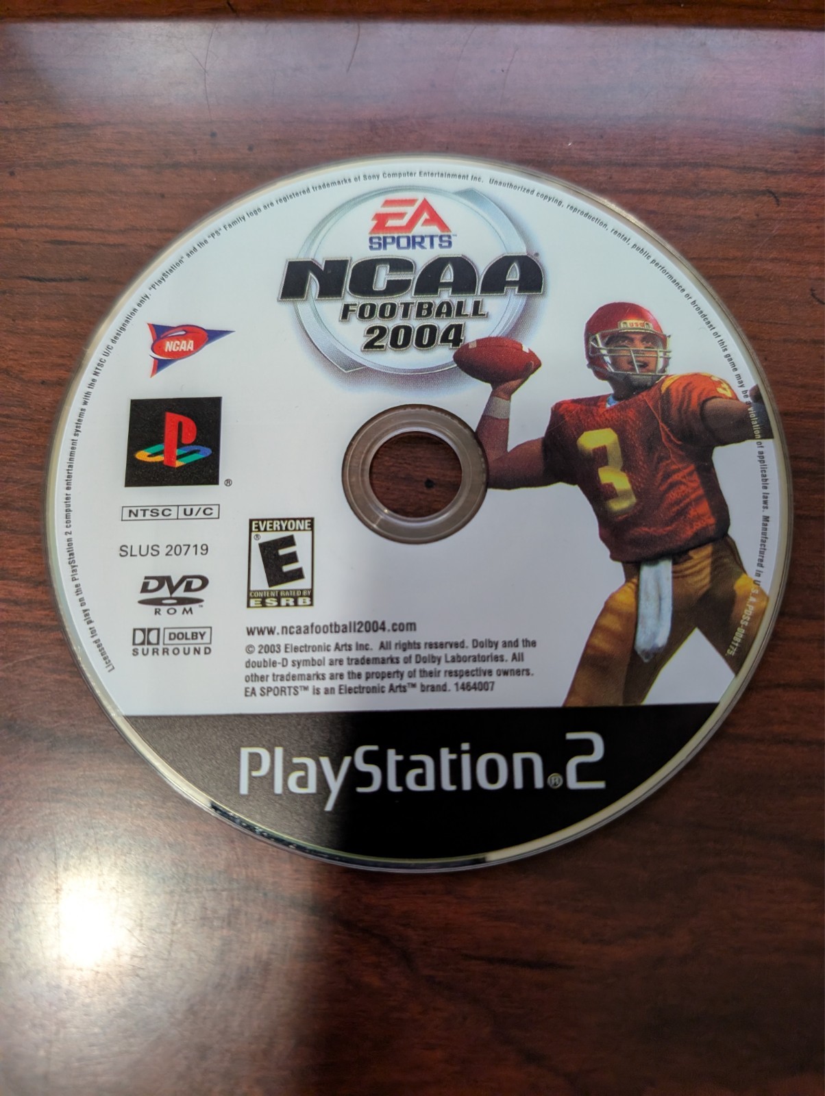 NCAA Football 2005 (Sony PlayStation 2 PS2, 2004) NO TRACKING – DISC ONLY 7059