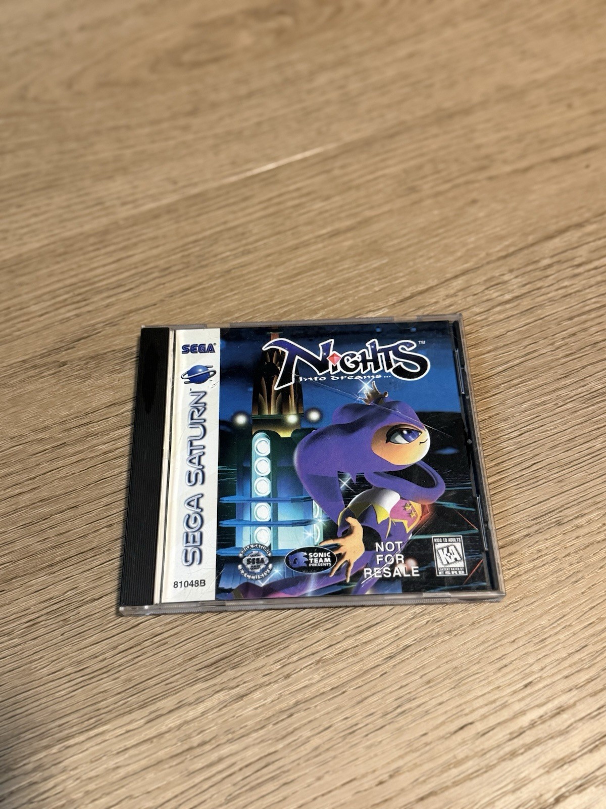 Nights Into Dreams – Sega Saturn (Not for Resale Version) US With Manual Tested