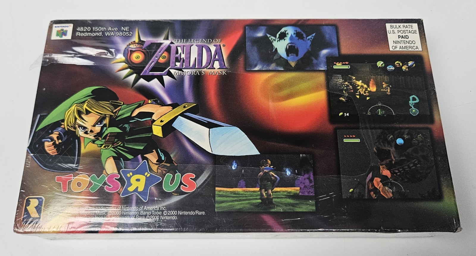 Legend Of Zelda Majoras Mask Banjo-Tooie N64 Toys R Us Promo VHS New Sealed READ
