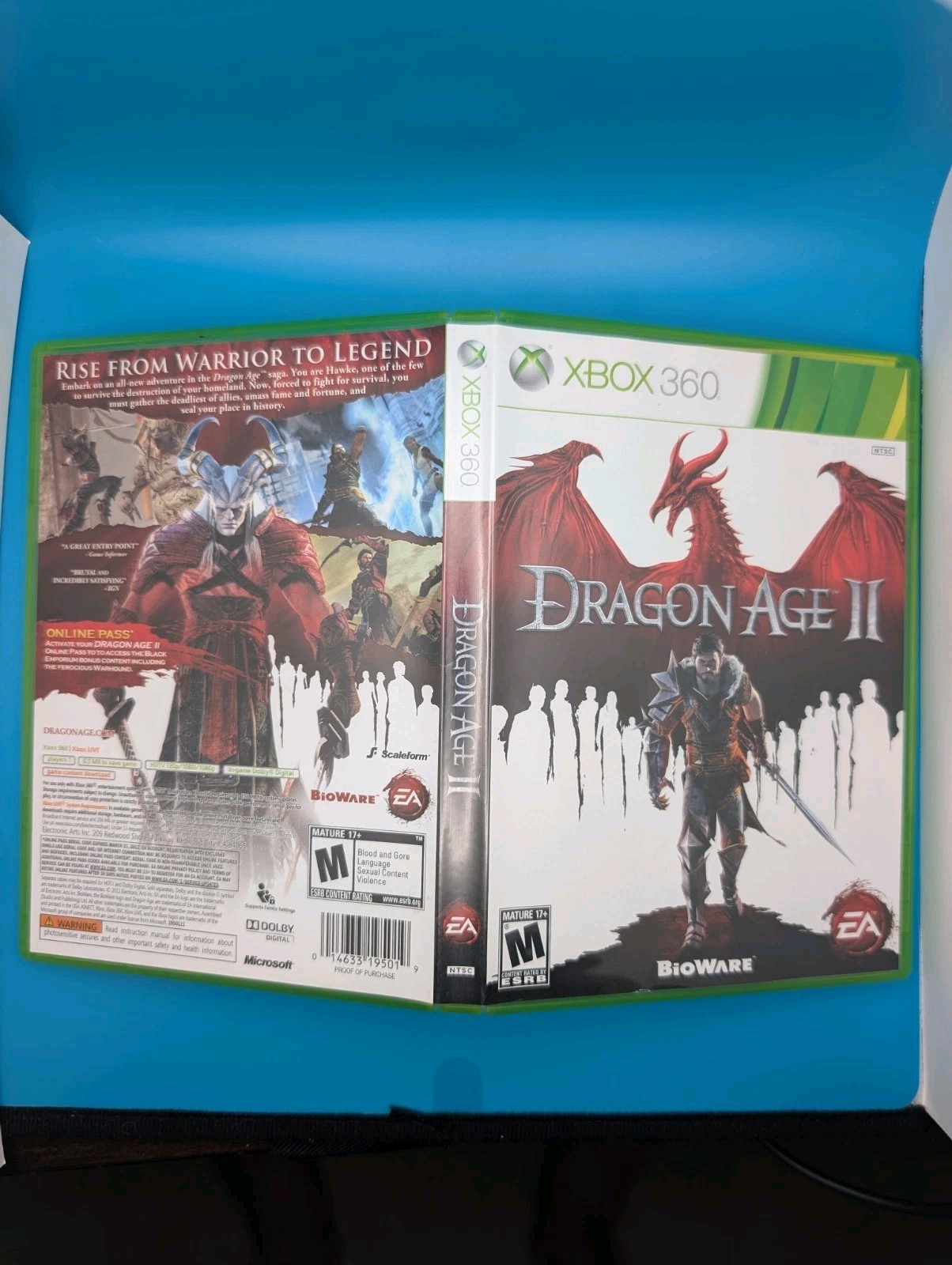 Dragon Age 2 (Xbox 360, 2011) Complete Tested Working