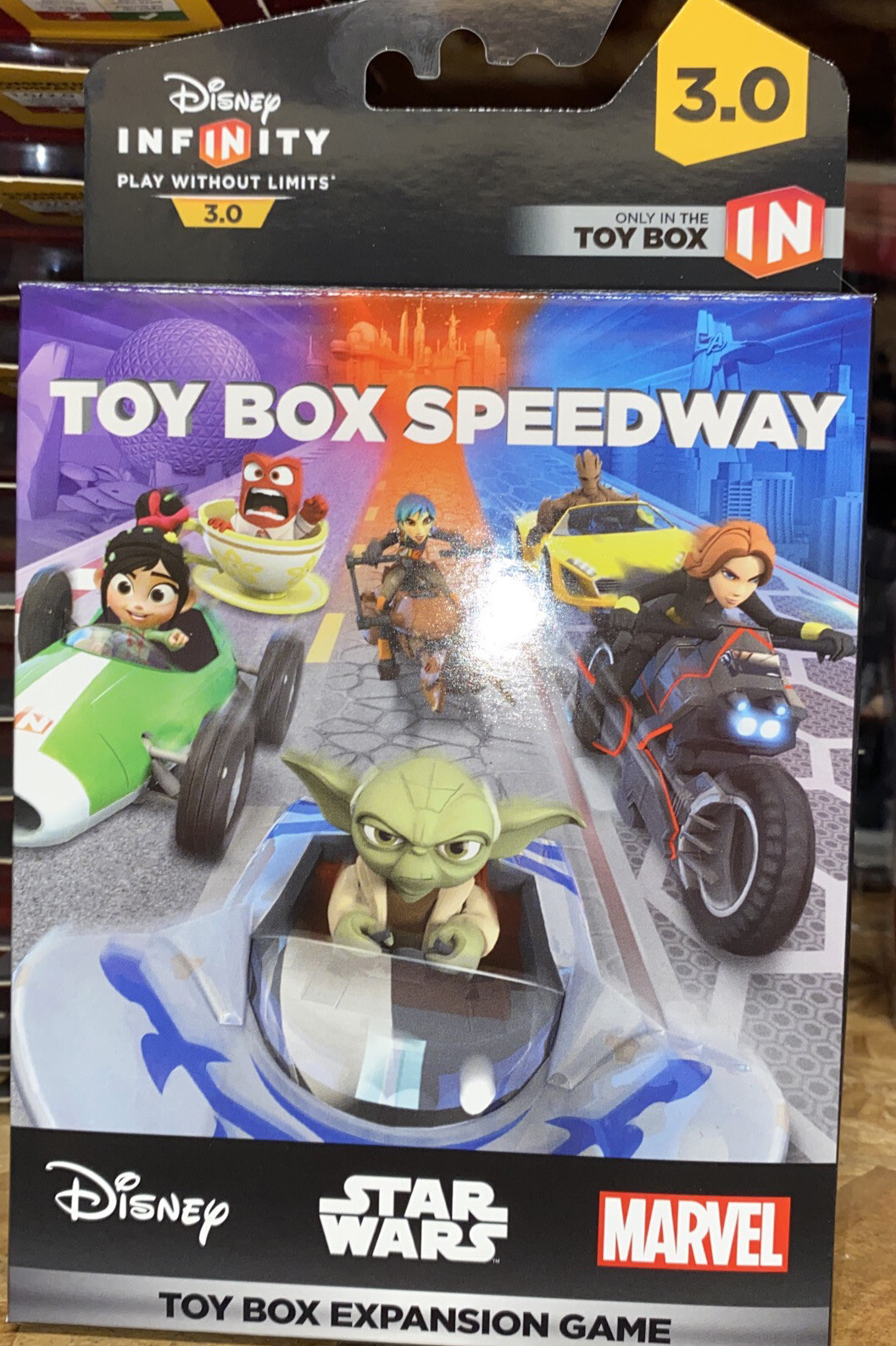 NEW Disney Infinity 3.0 Edition Toy Box Speedway Expansion Game Wii U Xbox PS3