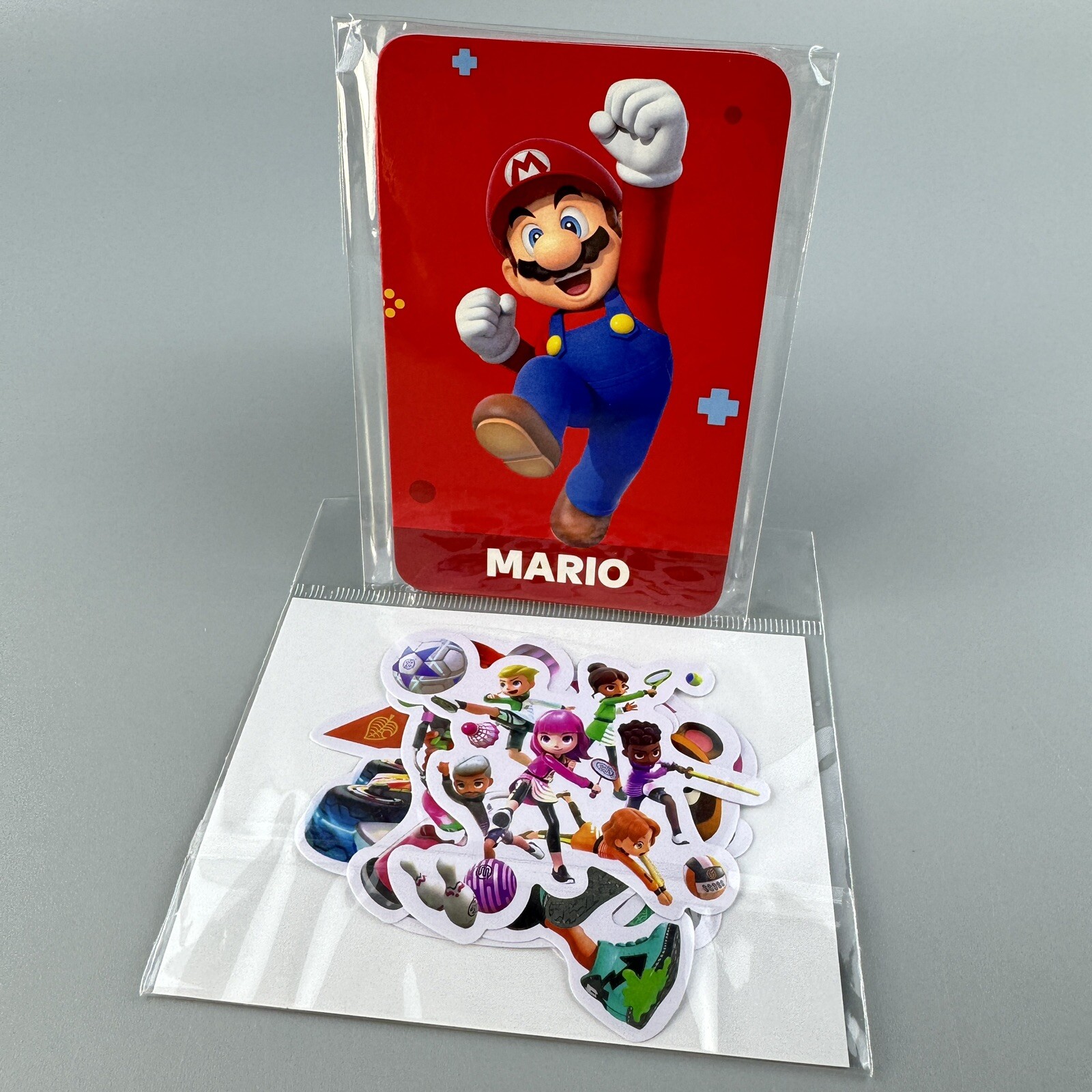 Authentic Nintendo Switch Character Card Set & Sticker Set Limited Promo 2022
